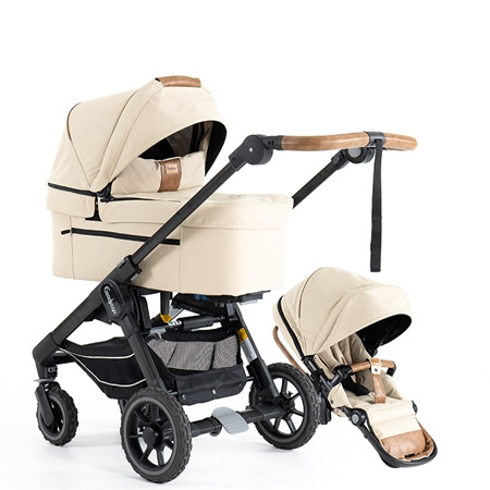 Emmaljunga 2023 NXT60 select duovagn outdoor beige, välj mellan 3 olika chassin