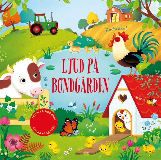 Ljud på bondgården. Bok med ljud