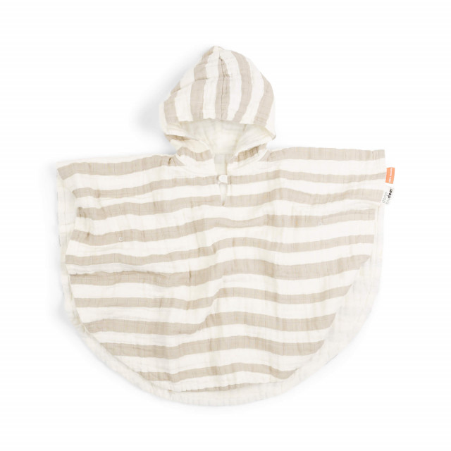 Done by deer badponcho GOTS stripes sand
