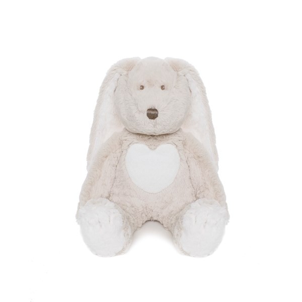 Teddykompaniet kanin teddy cream mellan grå