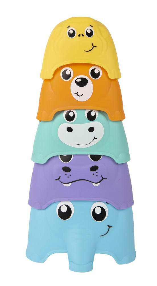 Playgro badlek stapellek vilda djur