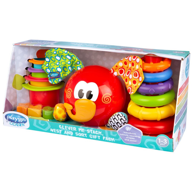 Playgro presentset clever me stack, sort and nest