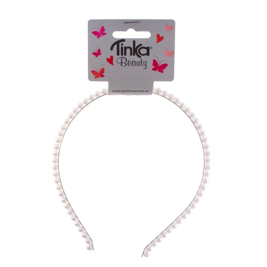 Tinka diadem med pärlor