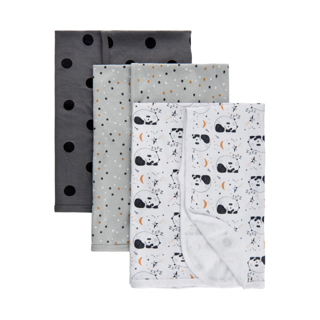 Pippi filt bomull white 70x70cm 1-pack