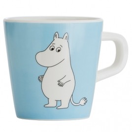 Rätt start mumin mugg med handtag vatten & bad blå