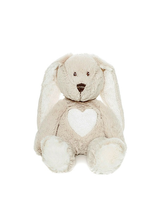 Teddykompaniet kanin teddy cream mini grå