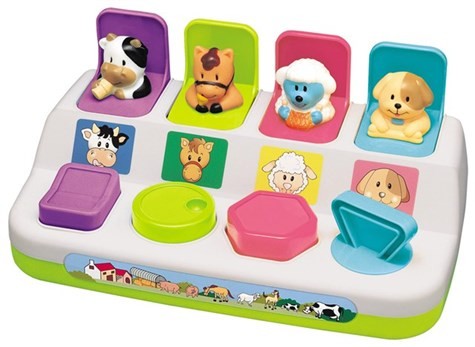 Happy baby pop up farm animal