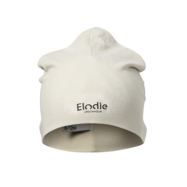 Elodie details mössa logo beanie creamy white