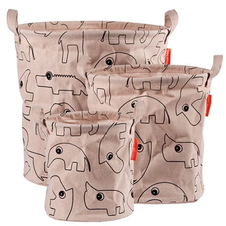 Done by deer förvaringskorg contour powder 3-pack