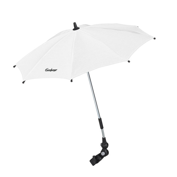 Emmaljunga 2023 parasoll De Luxe polar white