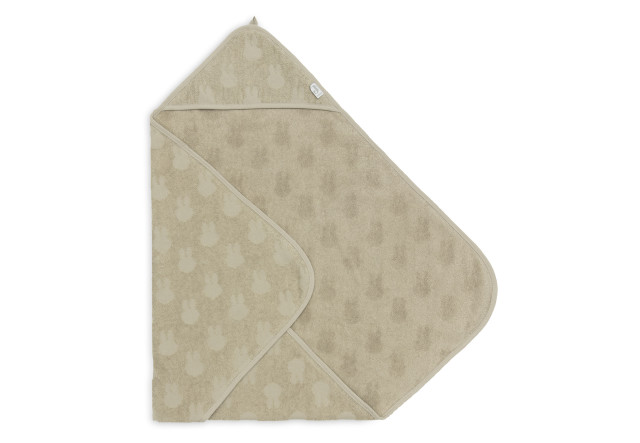 Jollein badcape miffy jacquard olive 75x75cm