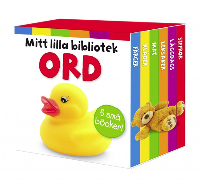 Mitt lilla bibliotek, 6 stycken små ordböcker