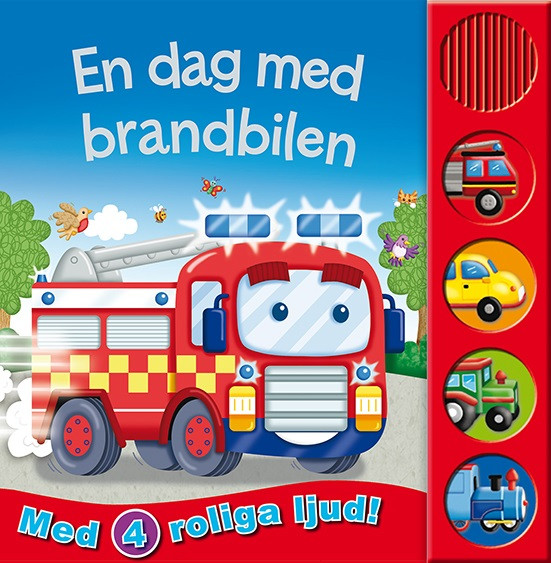 En dag med brandbilen. Bok med ljud