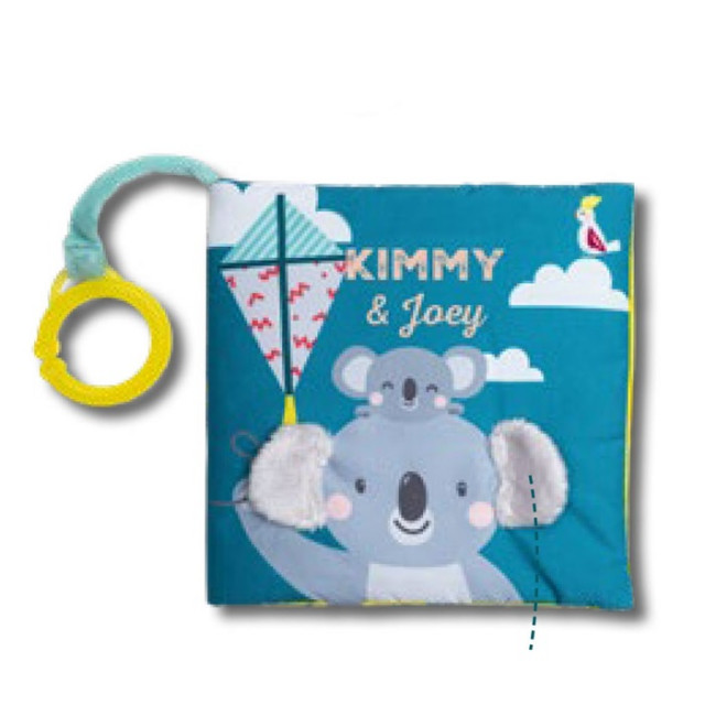 Taf toys bok mjuk aktivitetsbok where is joey