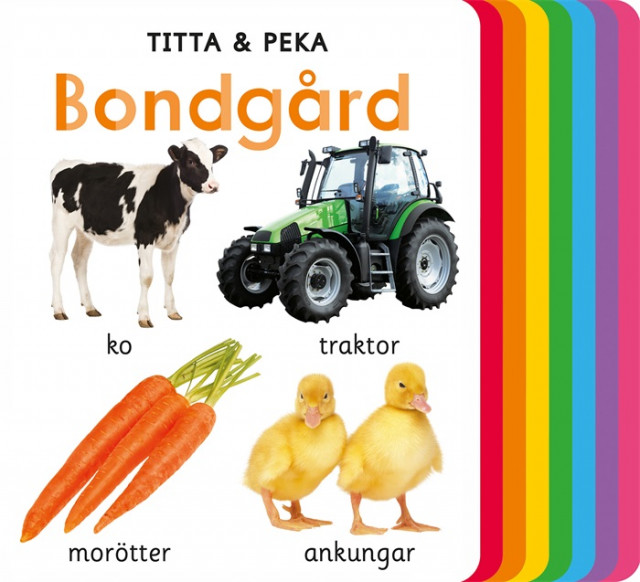 Titta & peka: bondgård. Bok