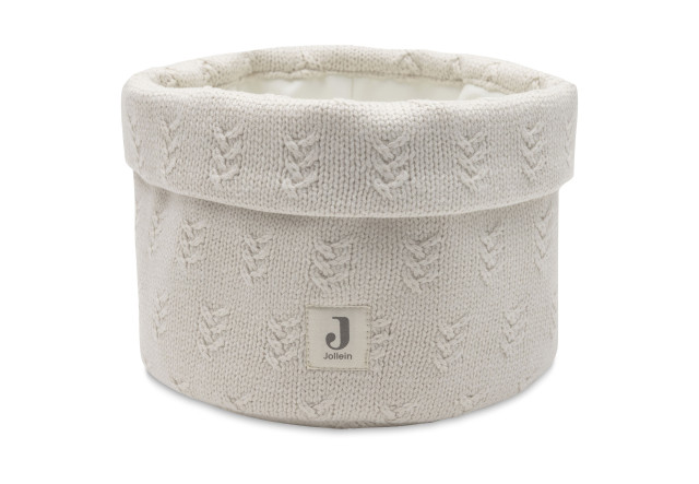 Jollein förvaringskorg grain knit oatmeal