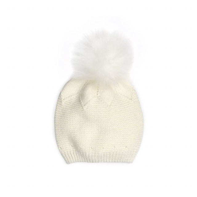 Mini dreams mössa girls off-white 6-12mån