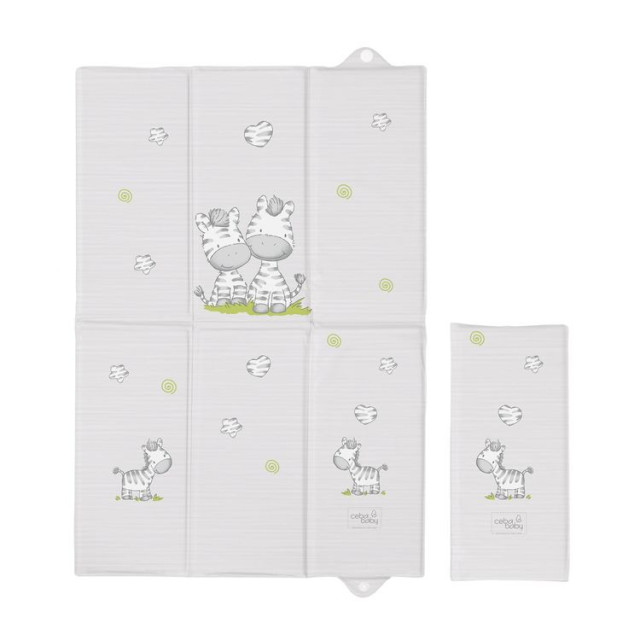 Ceba baby portabel skötbädd zebra 40x60cm