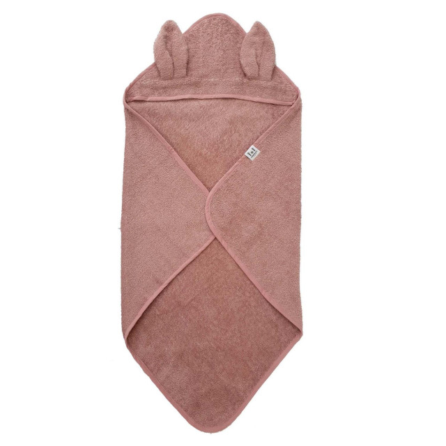 Summerville badcape rabbit pale mauve GOTS