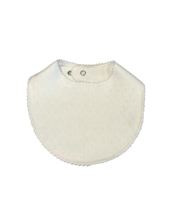 Mini dreams bib sweet off white