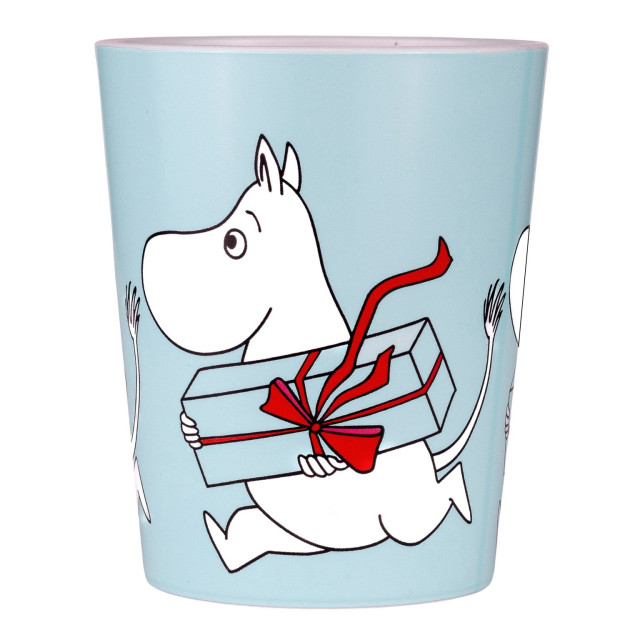 Rätt start mumin tumblermugg blå