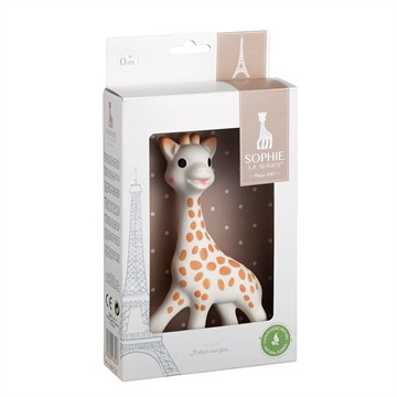 Sophie la girafe bitleksak presentask