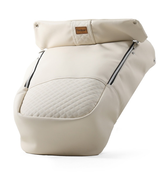 Emmaljunga 2023 fotsack De Luxe sand beige leatherette