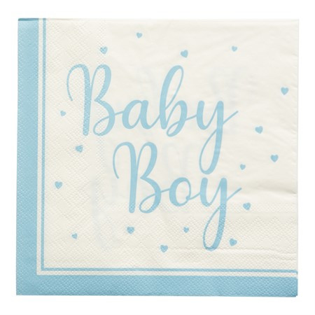 Babyshower servett baby boy 16-p