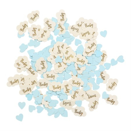 Babyshower confetti baby boy