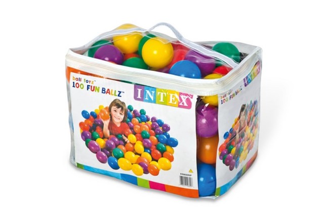 Intex fun ballz 100 stycken