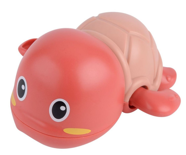 Playgro badlek simmande sköldpadda peach/rosa
