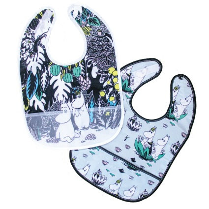 Rätt start mumin haklapp djungel 2-pack