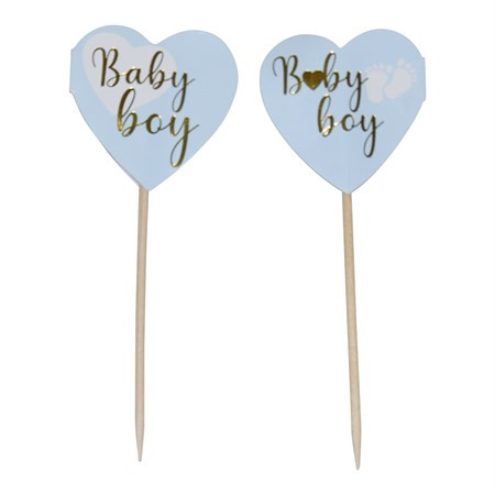 Babyshower kakdekoration baby boy