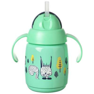 Tommee tippee drickmugg trainer med sugrör 300ml green