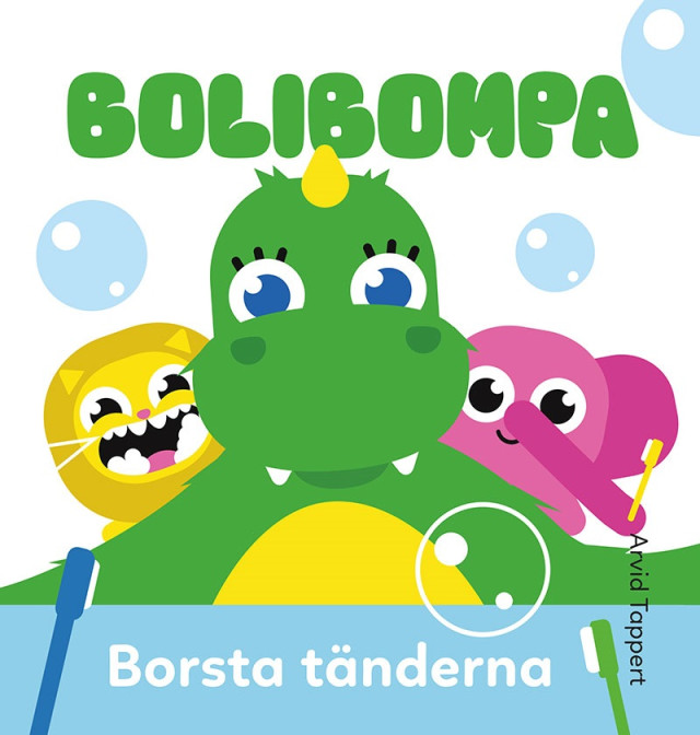 Bolibompa borsta tänderna. Bok