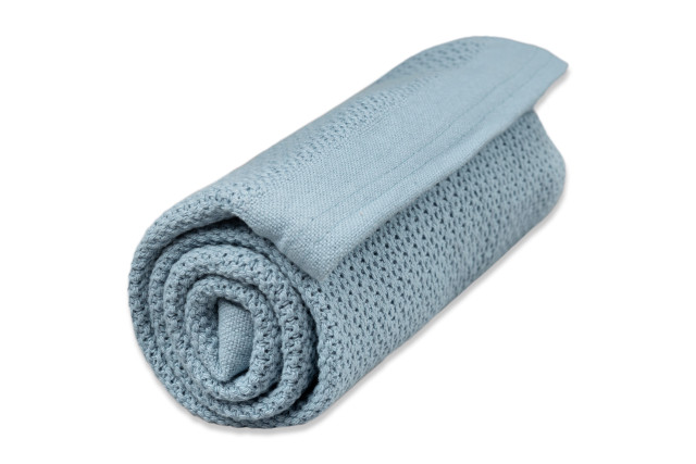 Vinter & bloom filt soft grid eko gallerfilt dim blue 100x75cm