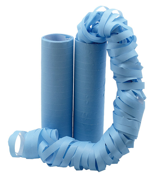 Babyshower serpentin blå 2-pack