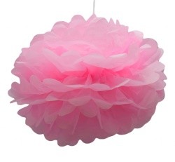 Babyshower pom pom rosa 35cm