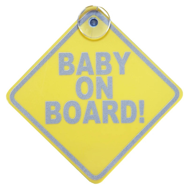 Fresh kid baby on board skylt