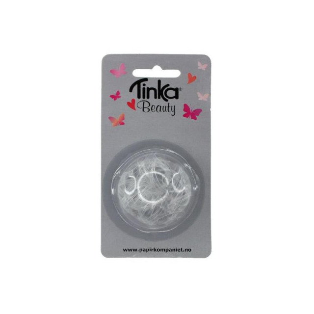 Tinka hårsnoddar transparenta 50-pack