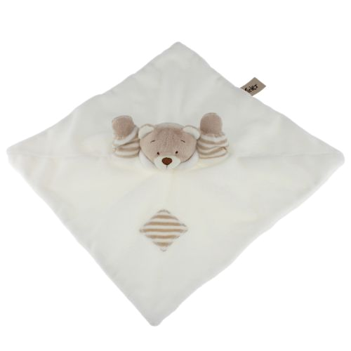 Tinka snuttefilt med nalle creme