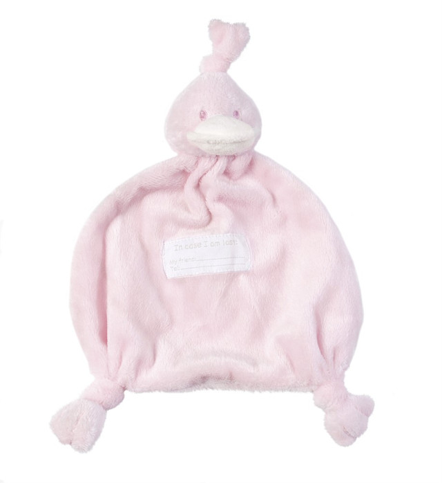 Bambam snuttefilt anka rosa