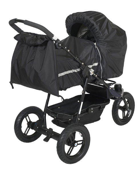 Tullsa regnskydd för barnvagn med liten liggdel