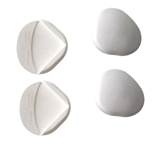 Babydan hörnskydd vit 4-pack