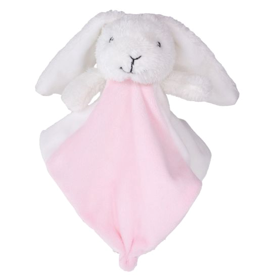 Tinka snuttefilt kanin rosa/vit