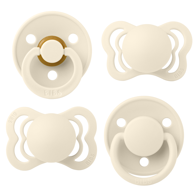 Bibs try it collection 0-6mån ivory