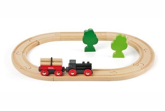 Brio tågbana-lilla skogståget