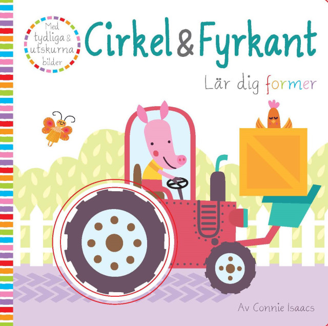 Cirkel & fyrkant - lär dig former. Bok