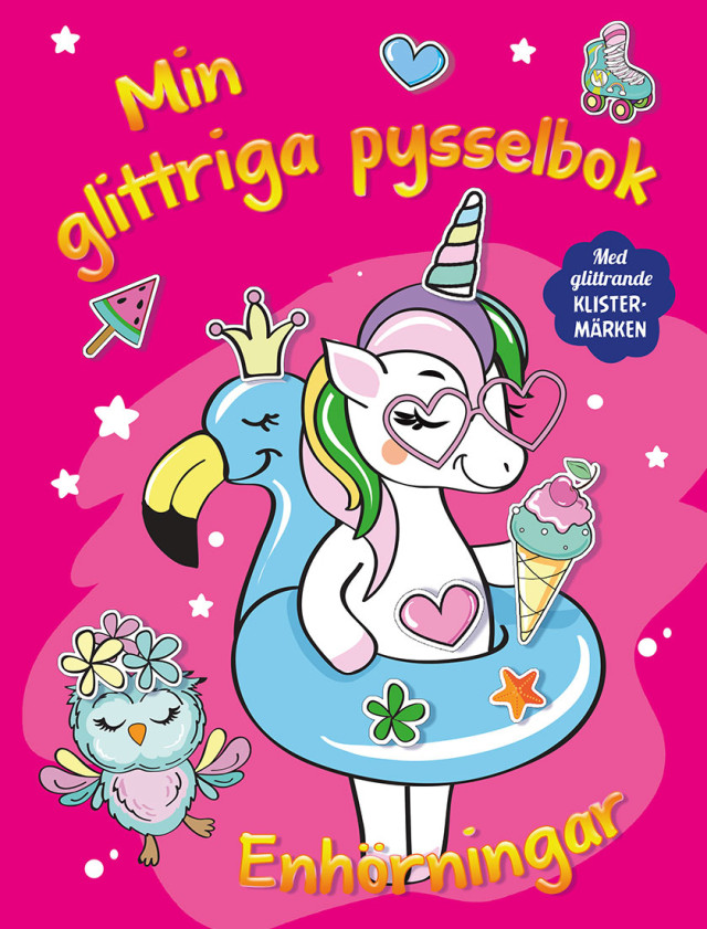 Min glittriga pysselbok enhörning