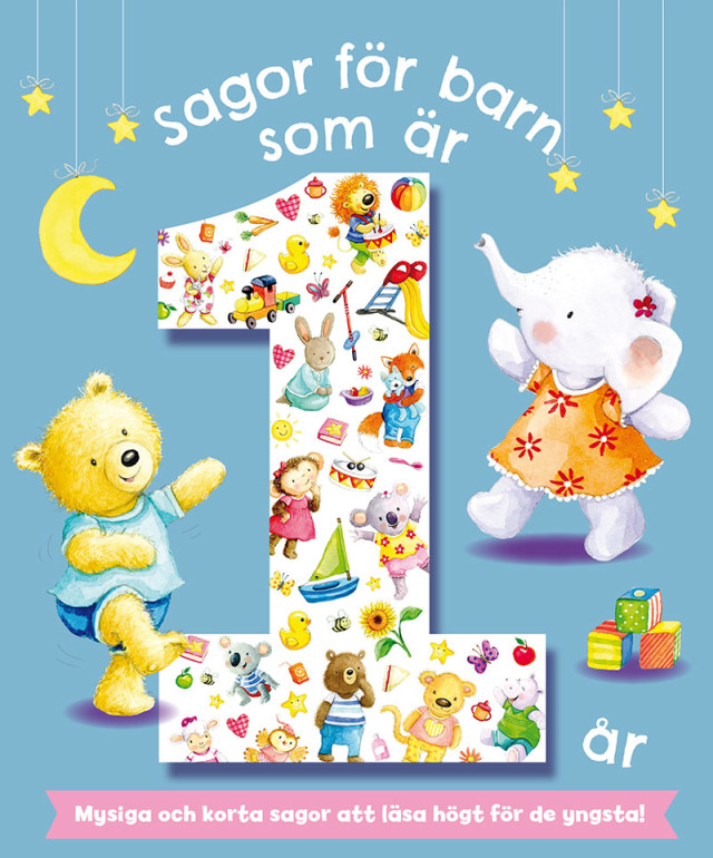 Sagor för barn som är 1 år. Bok